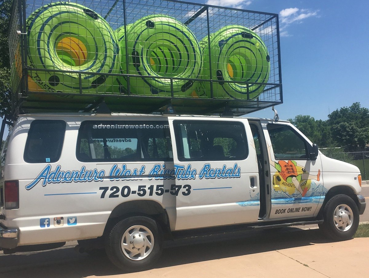 Tubing Shuttle Van