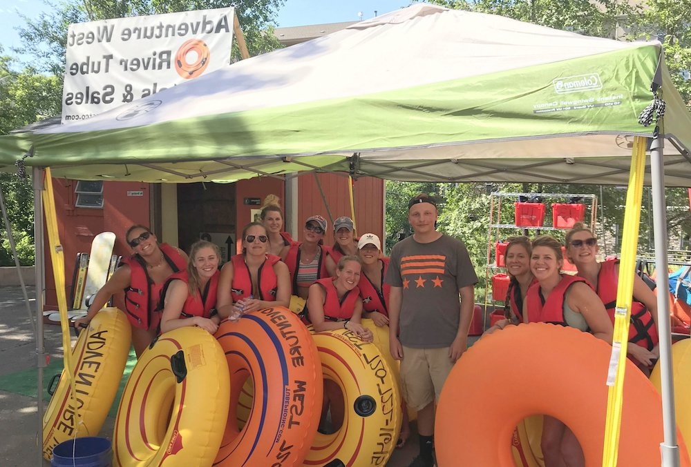 Bachelorettes Tubing