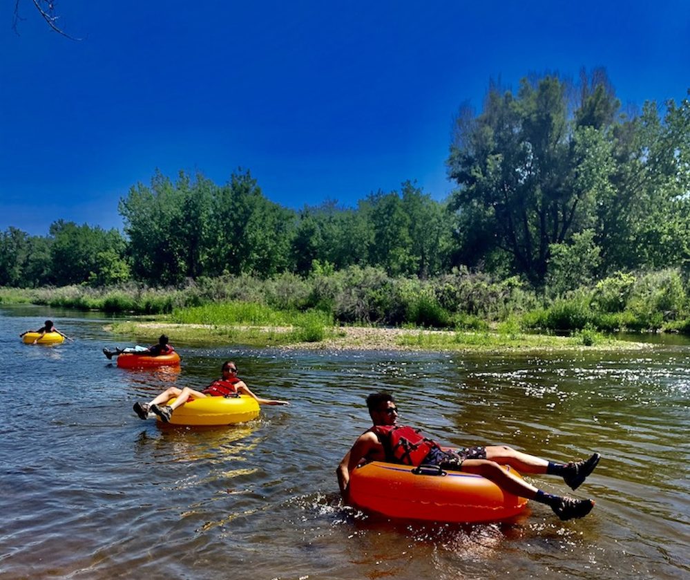 Tubing South Platte River