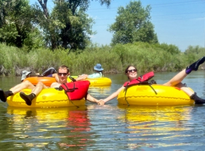 Platte river tubing in Litteton Colorado